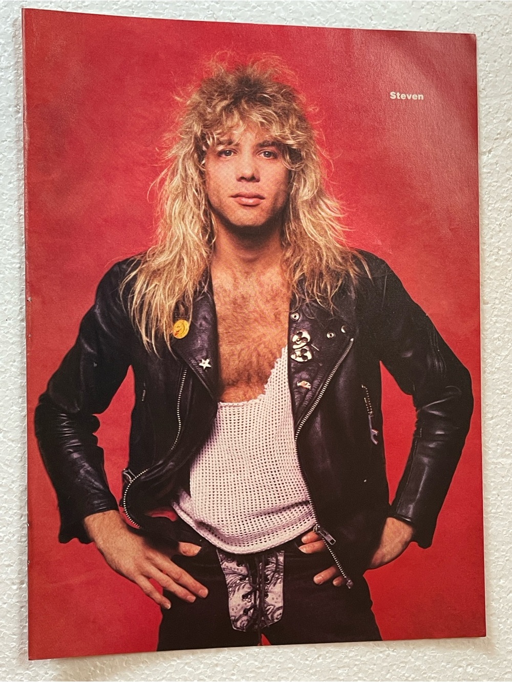 Guns N’ Roses Stevens Adler pinup